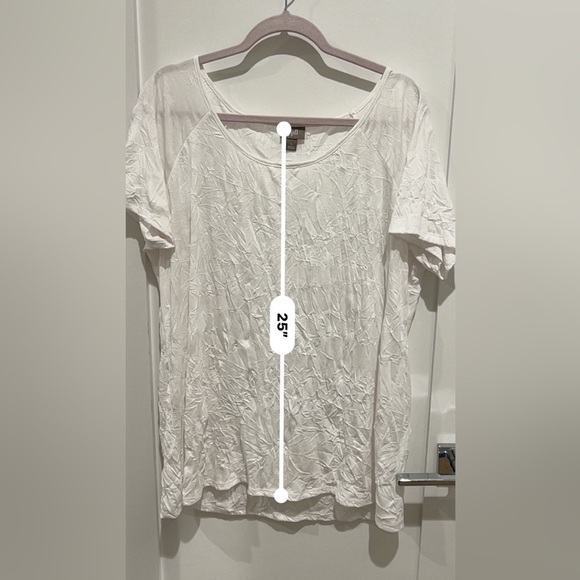 Club Monaco size XL WHITE wrinkle looks bohemian - Picture 4 of 5